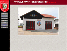 Tablet Screenshot of ffw-hickerstall.de